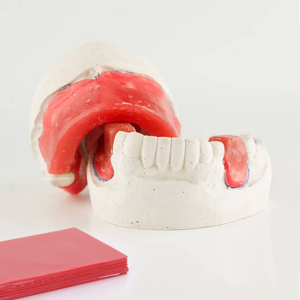 18 sheet/pack Dental Base Plate Wax Molding Casting Denture Utility Bite Casting