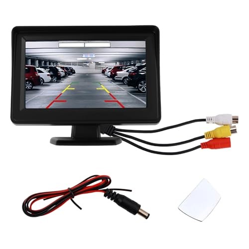 LCD Backup Camera Monitor Only,4.3" Backup Camera Screen with 160° Adjustment