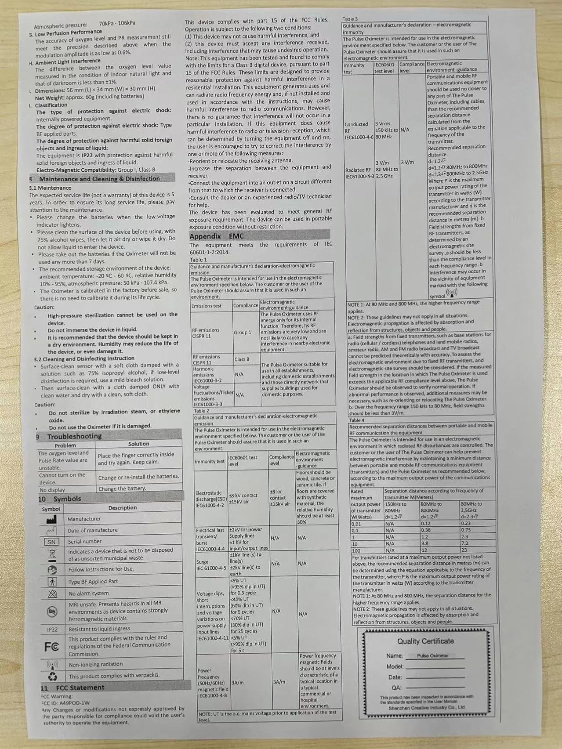 Vibeat Fingertip Pulse Oximeter, Blood Oxygen Saturation Monitor| O2 Meter, Port