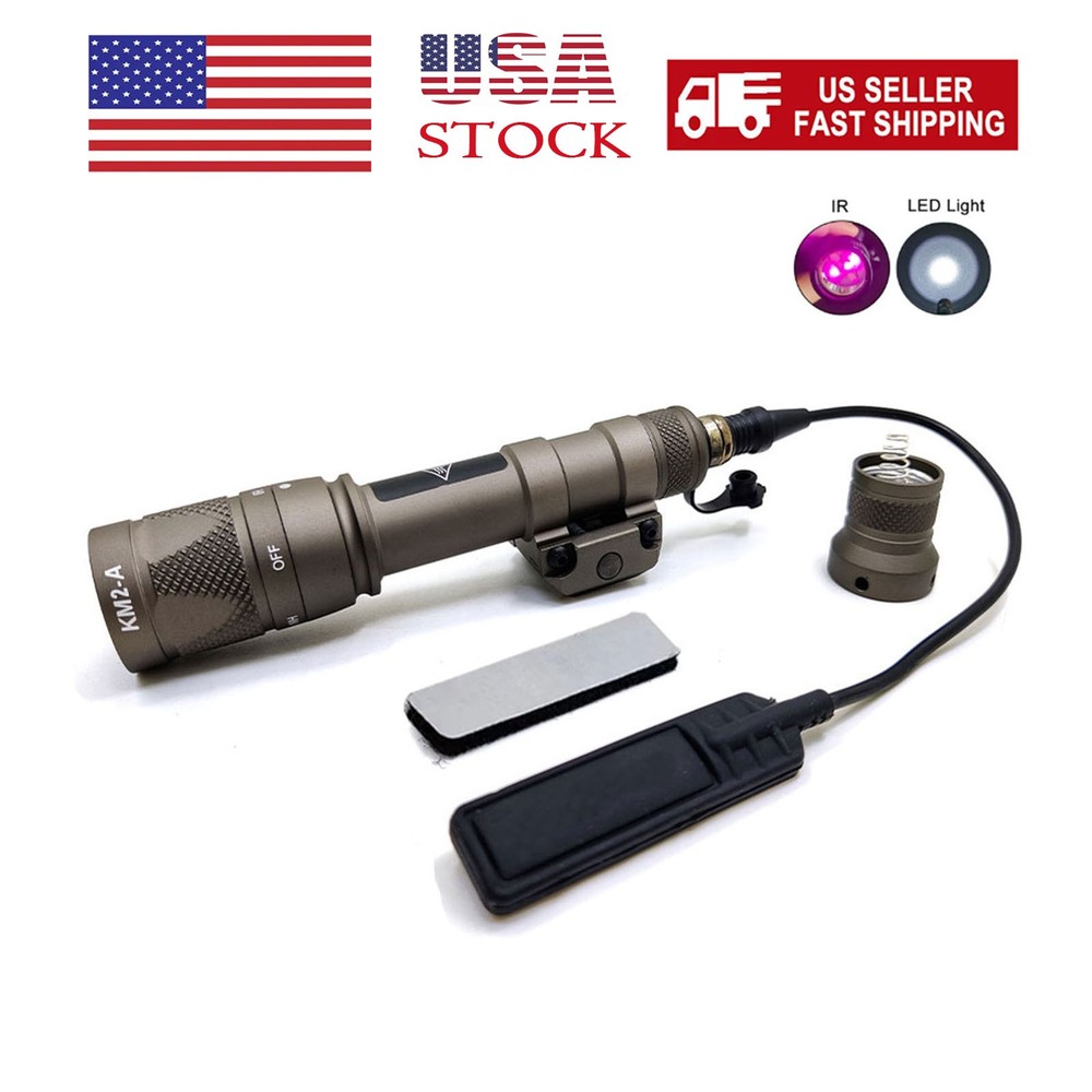 Tactical M600V IR Light Output & LED Weapon Flashlight with Remote Switch Rifle