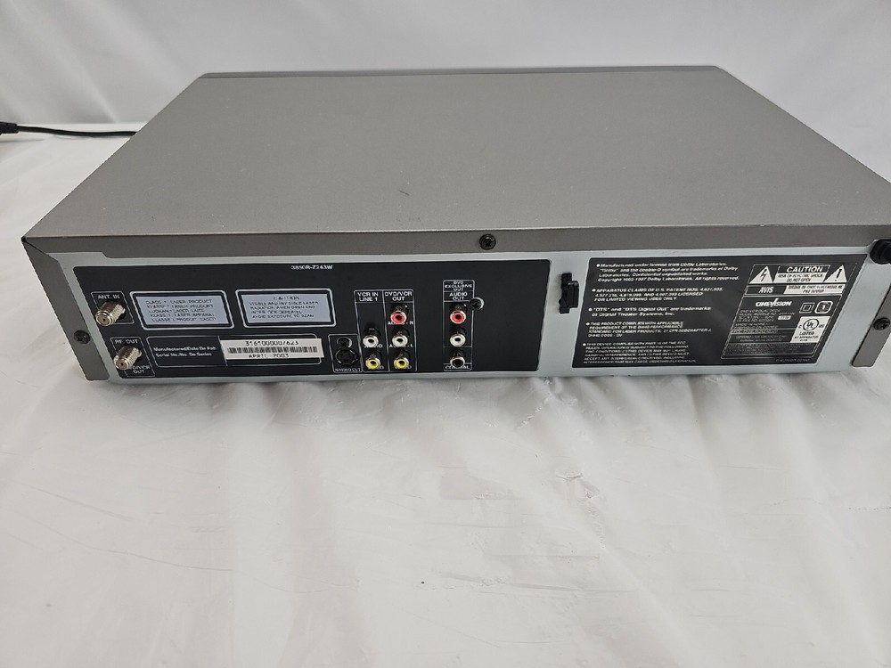 CineVision DVR1000 DVD/VCR Player/Recorder Combo TESTED