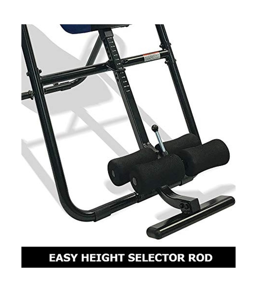 Body Vision IT9825 Premium Inversion Table with Removable Head Pillow & Lumba...