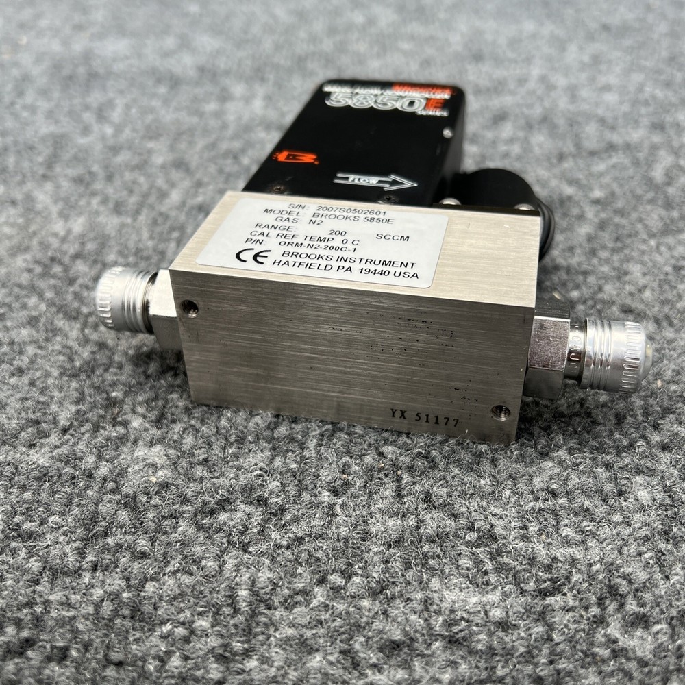 Brooks 5850E Instrument Mass Flow Controller N2 Nitrogen New