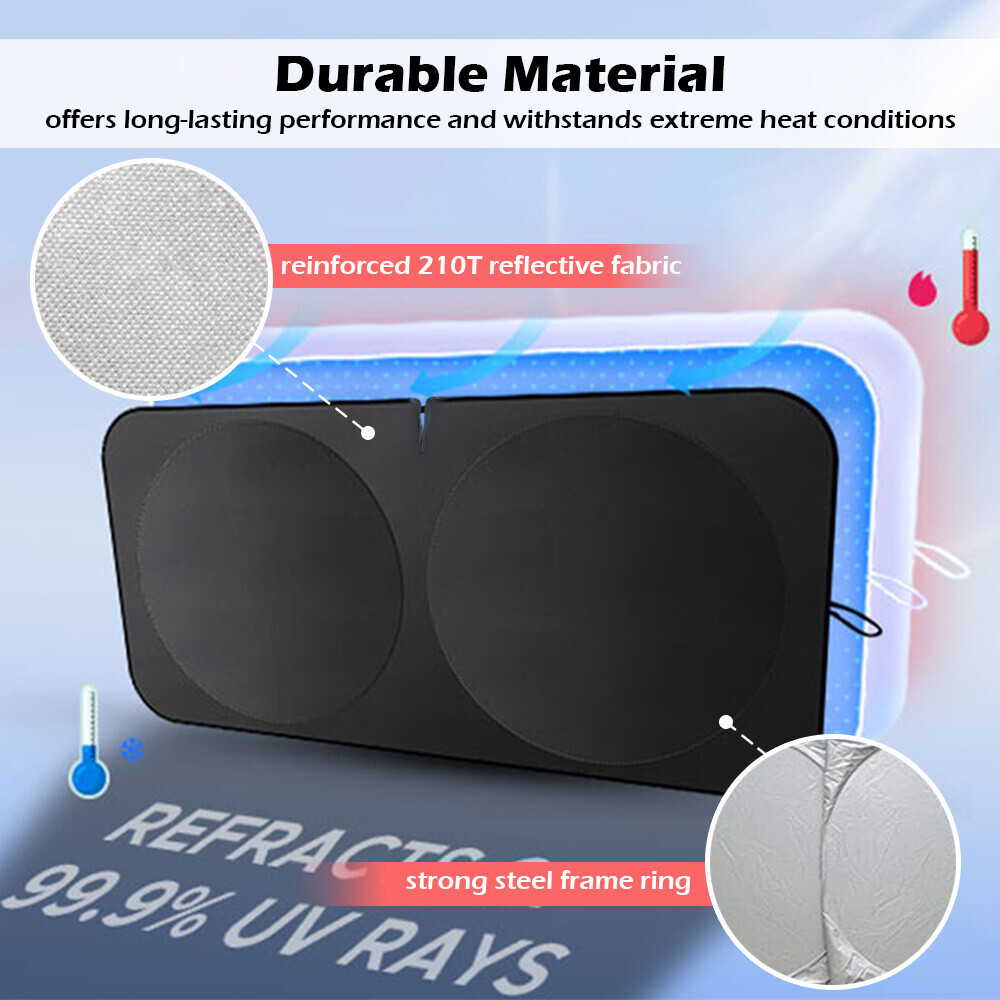 Fit for BMW Car Windshield Sun Shade Visor Front Window Cover Foldable UV Block