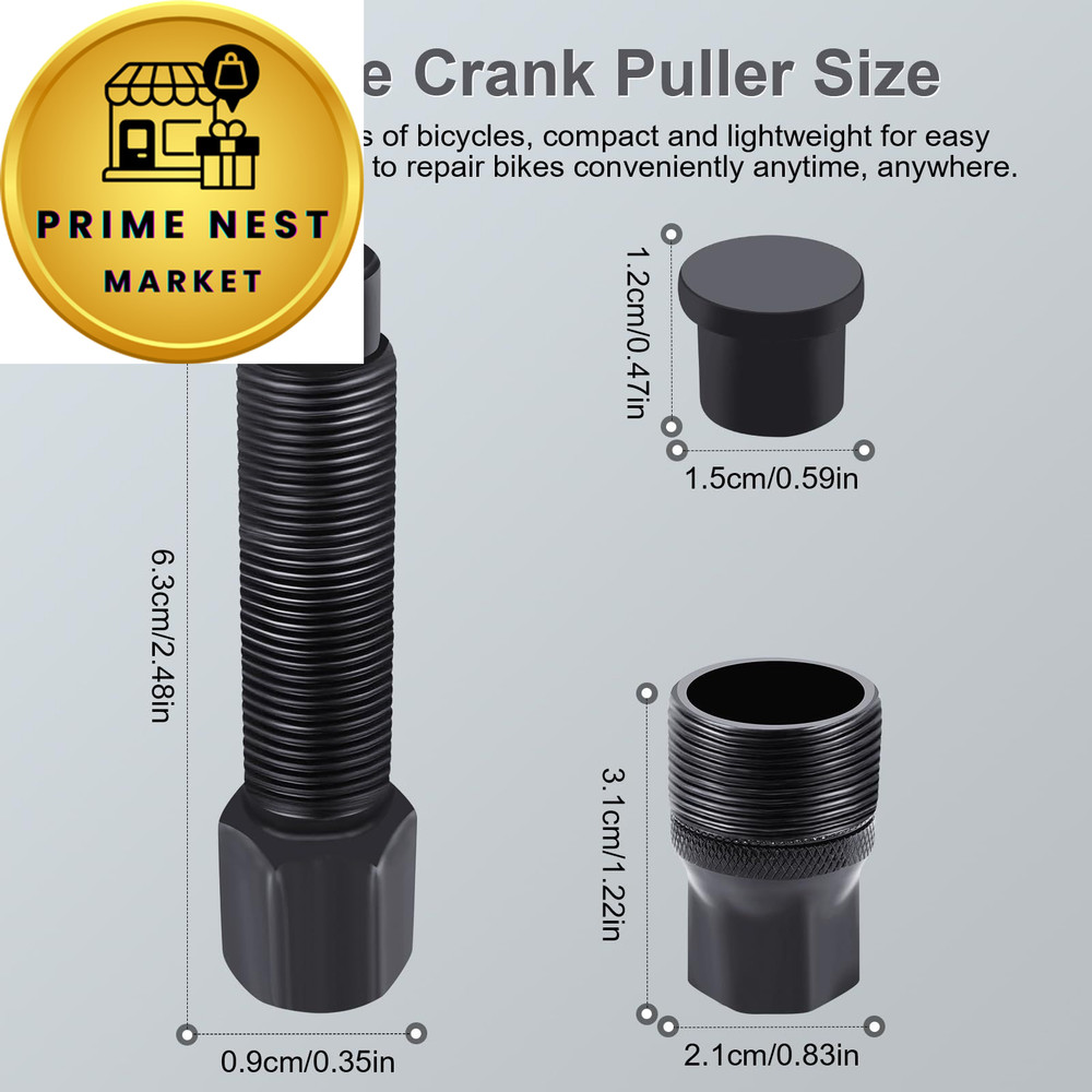 LBOKLING Crank Puller, Bike Removal Tool, Puller Standard, Black