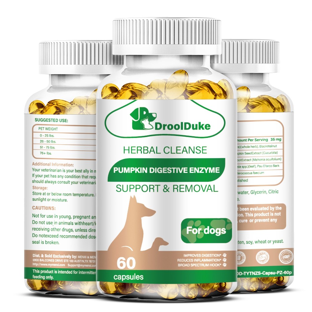 Probiotics for Dogs - Gas Support - Constipation Support - Stool Softener