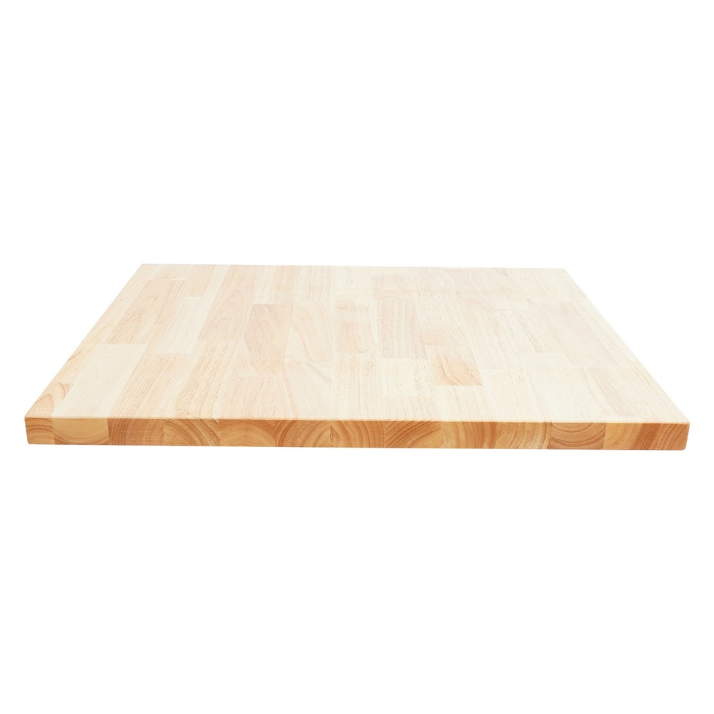 Modern Rectangular Countertop Rubber Wood Countertop Standard Countertop