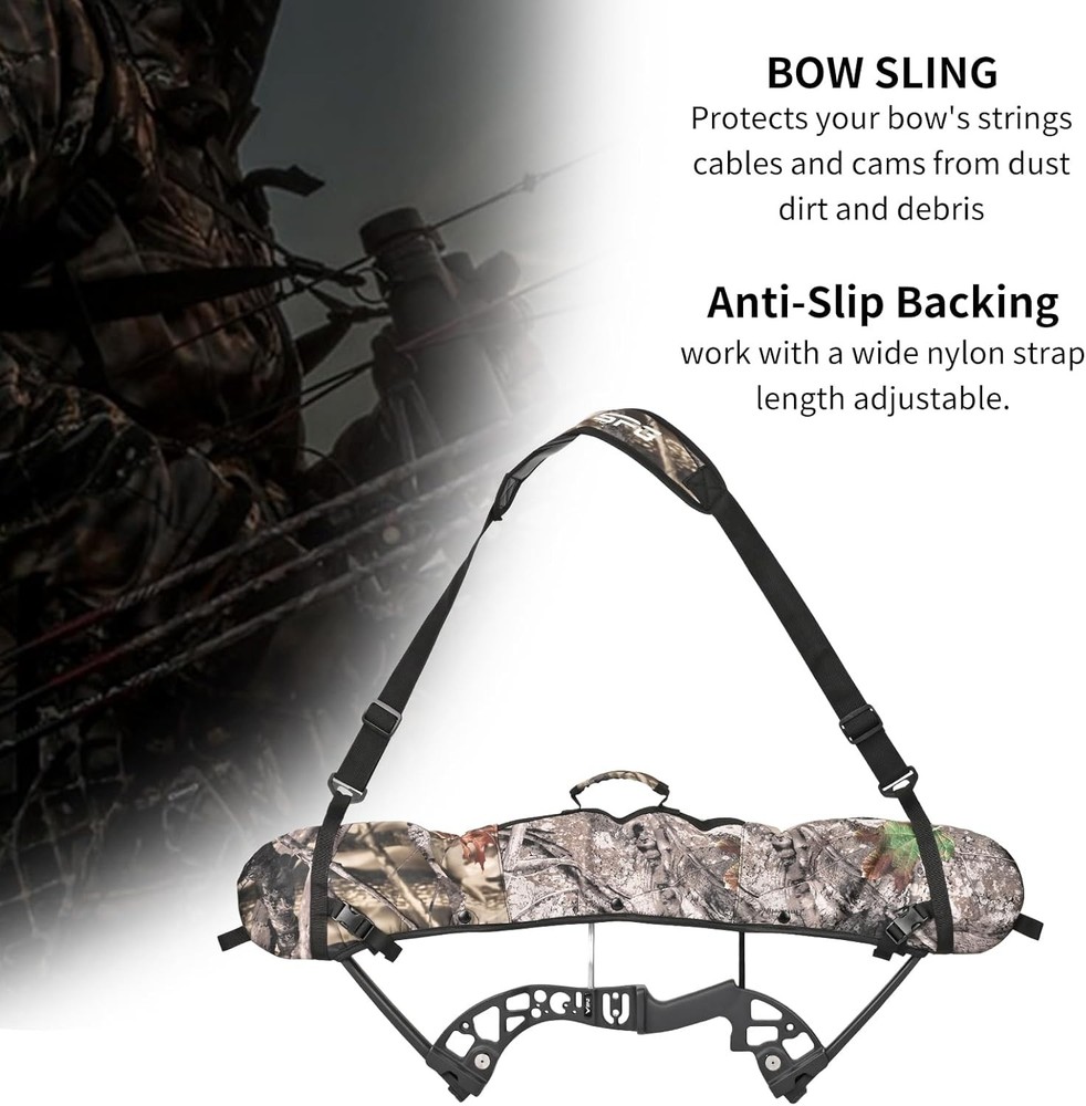 Archery Compound Bow Sling String Bow Carrier Compound Bow Cams Sling Case Carry