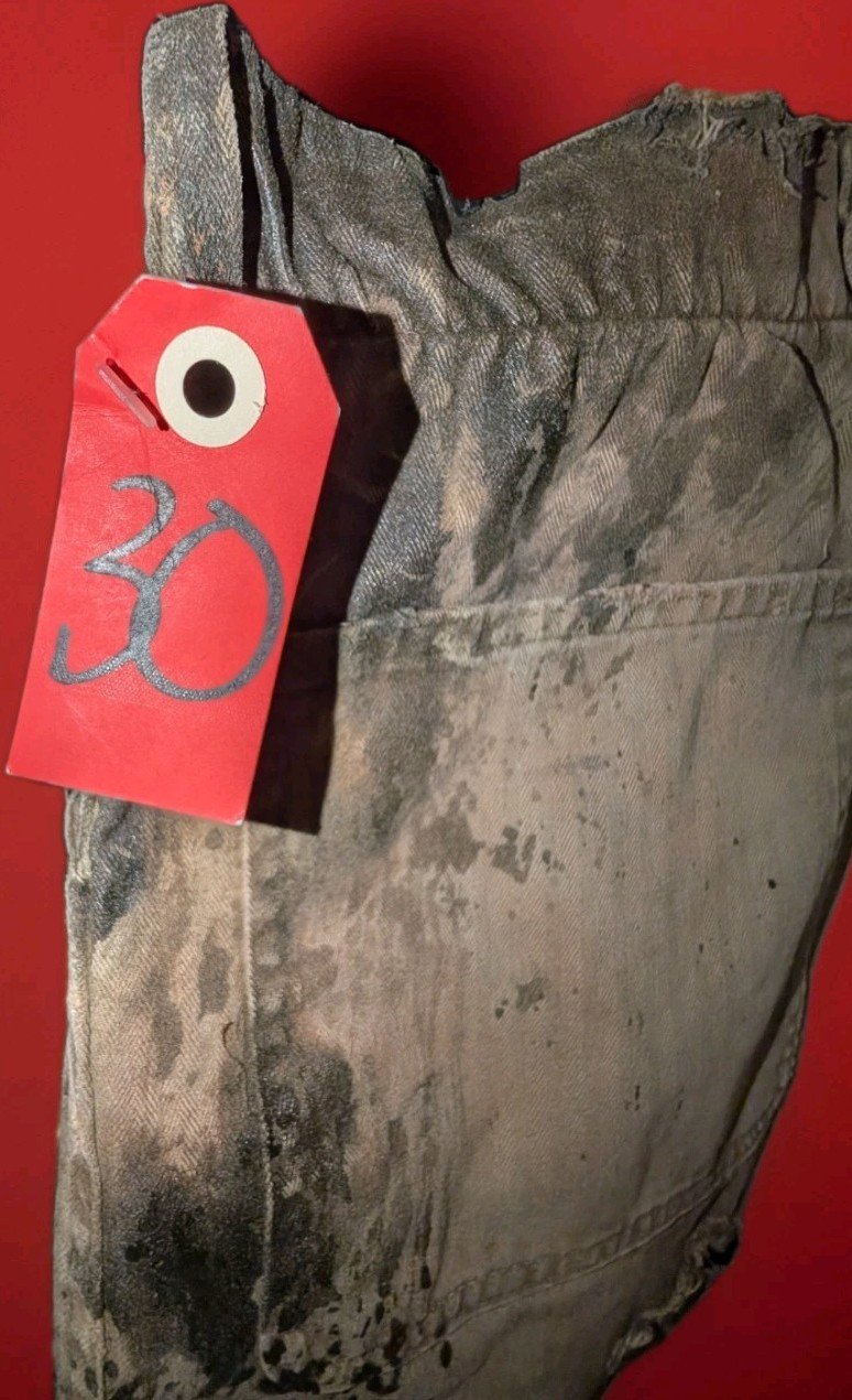 WWII/2 USMC Miniseries Pacific HBT combat aged matching tunic and pants set