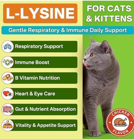 Lysine for Cats Drops