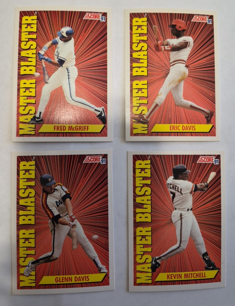 1991 Score Baseball K-Man & Master Blaster & Rifleman 30 Card Series Sub Set Lot