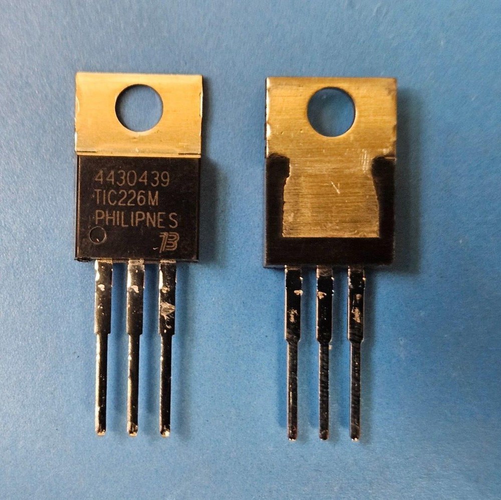 (5pcs) TIC226M Bourns 4 Quadrant Logic Level TRIAC, 600V, 8A, TO-220AB