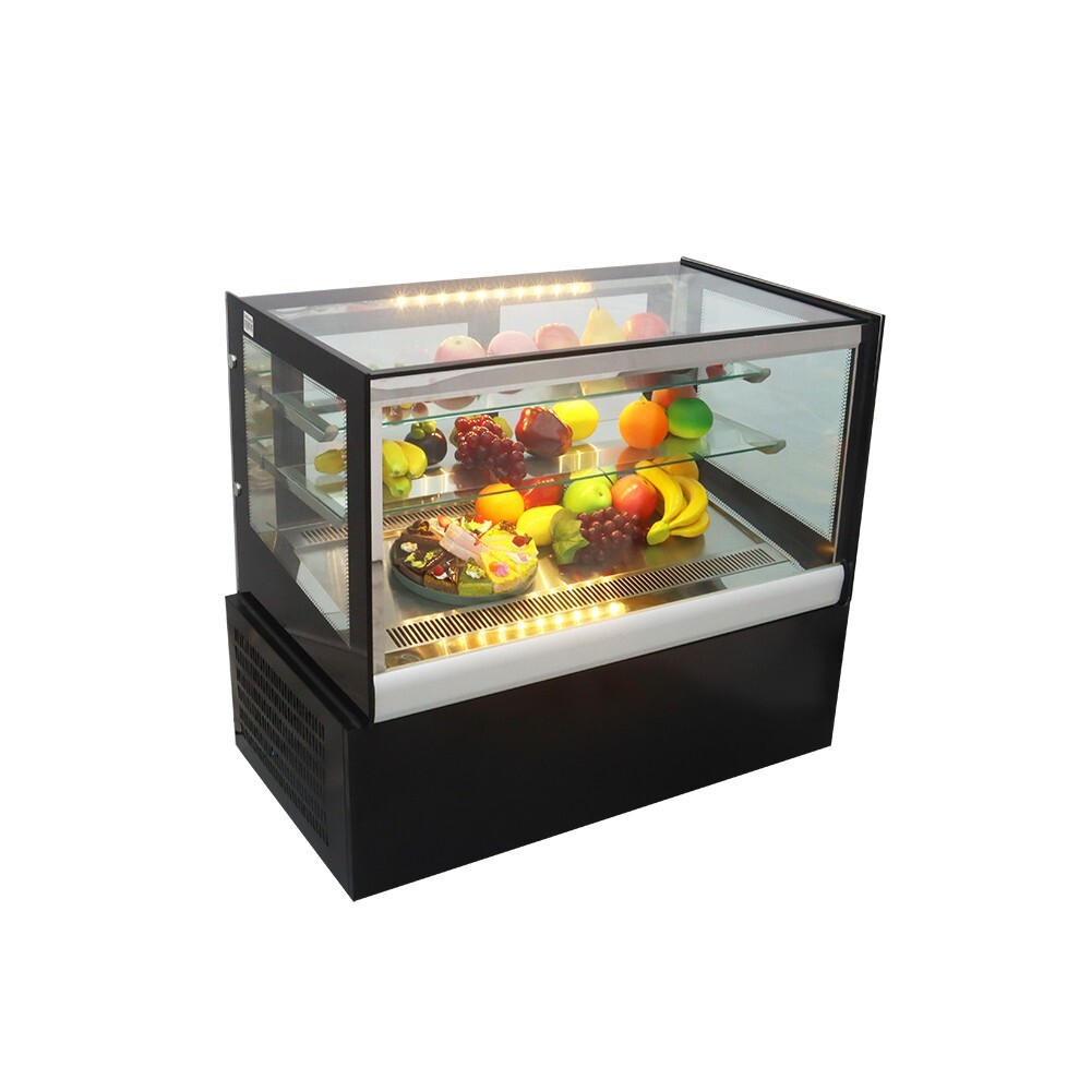 220V Refrigerated Cake Display Cainet 3 Layers Showcase with Defogging Function