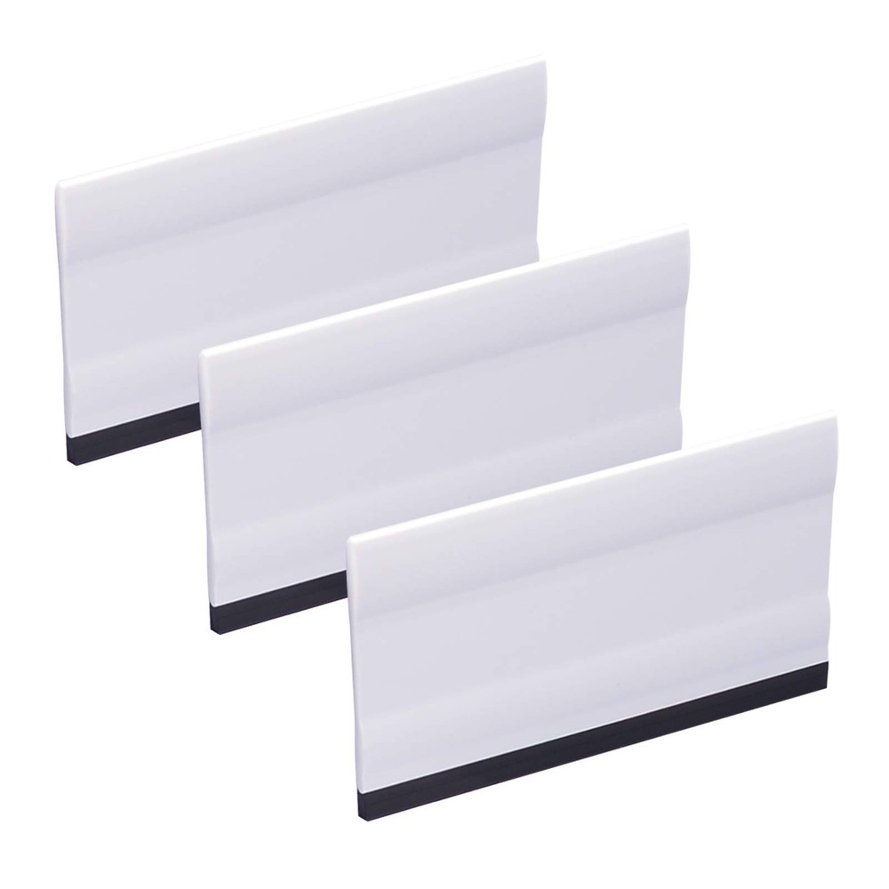 3-inch Screen Printing Squeegee with Soft Rubber, Tiny Flexible Block Scraper...