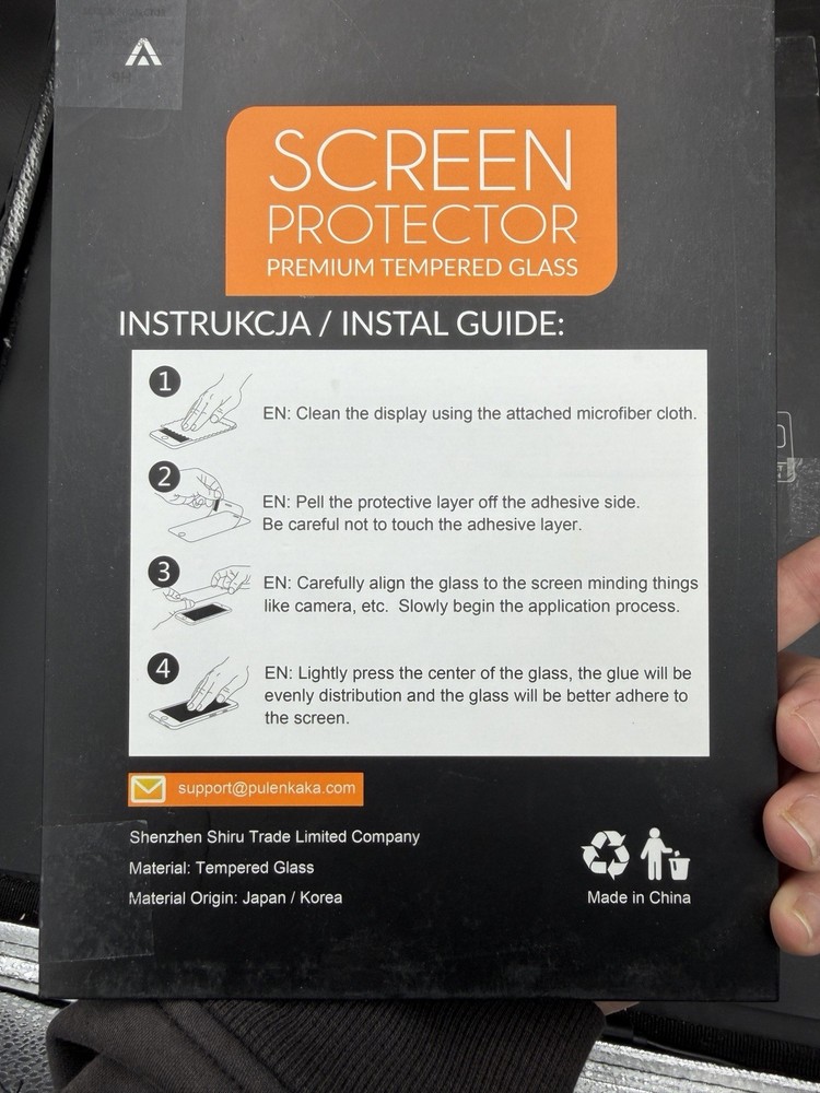 2 Pack Samsung Galaxy Tab Screen Protector Tempered Premium Glass