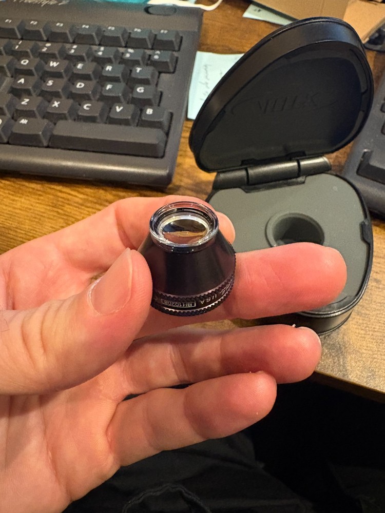 Volk Double aspheric Capsulotomy Lens with case