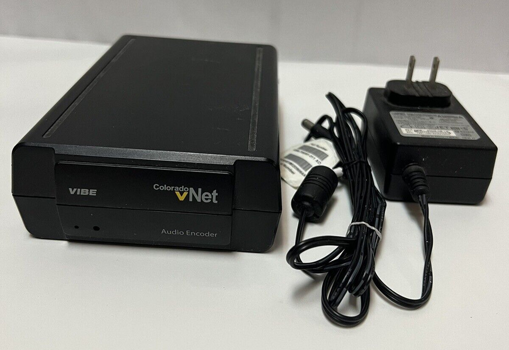 Colorado vNet Audio Encoder with Power Supply Tested!