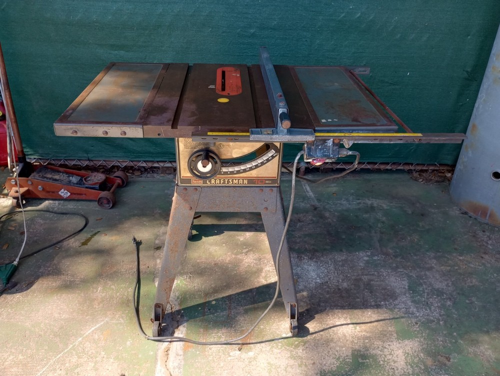 Craftsman 10" table saw Part