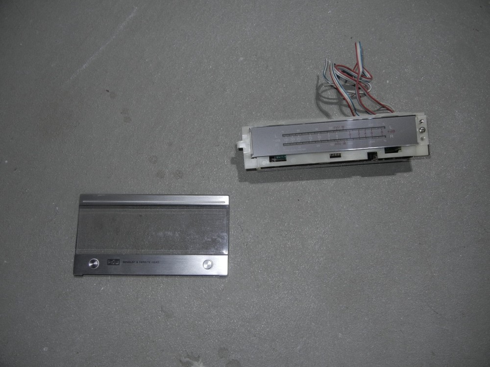 Sony TC-K44 cassette tape deck faceplate, knobs, counter, etc..