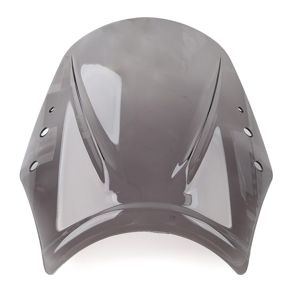 Universal Motorcycle Windscreen Windscreen Deflector Wind Shield Grey
