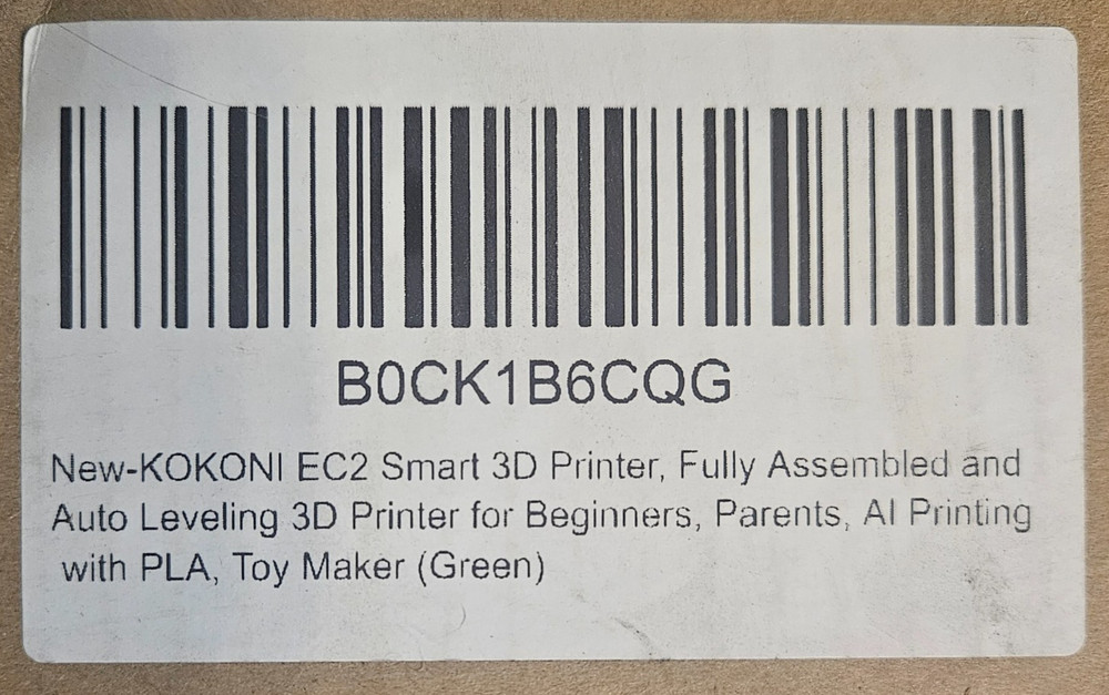 KOKONI EC2 Mini Smart 3D Printer AI PLA Green