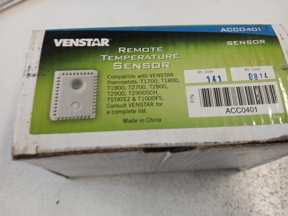 Venstar ACC0401 Remote Sensor Temperature Sensor New open box