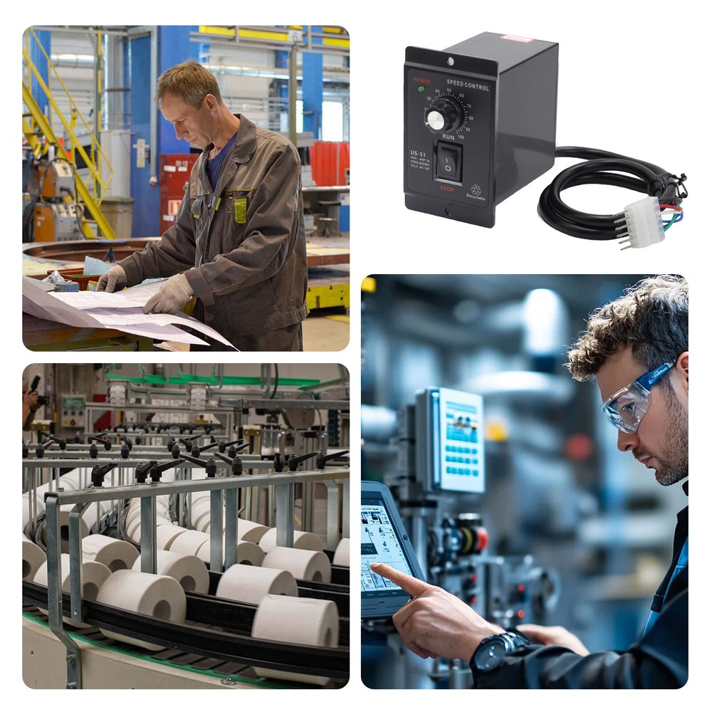 Electric Motor Speed Controller Reversible Switch Regulator Switch AC 110V 120W