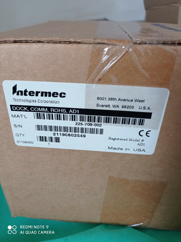 AD1 Intermec Single Dock for CK 30/ck 31, USB-ETHERNET Interface,NEW