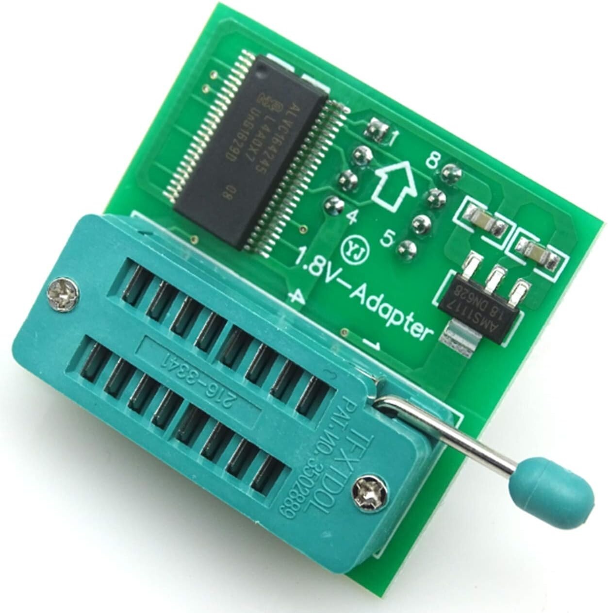 BIOS USB Programmer CH341A+SOIC8 Clip/Adapter+1.8VAdapter For 24 25 Series Flash