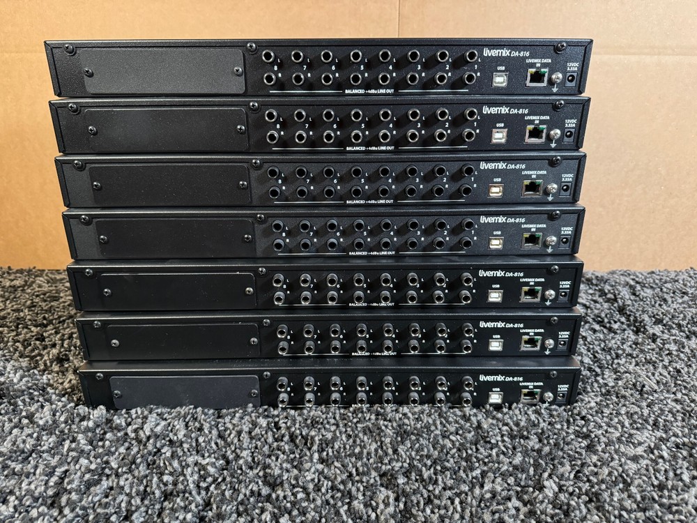 Digital Audio Labs Livemix Mix 16 Controller Distributor+Dante Card 7 Available