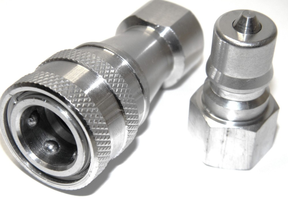 Carpet Cleaning Stainless Steel Plug & Socket Quick Connect