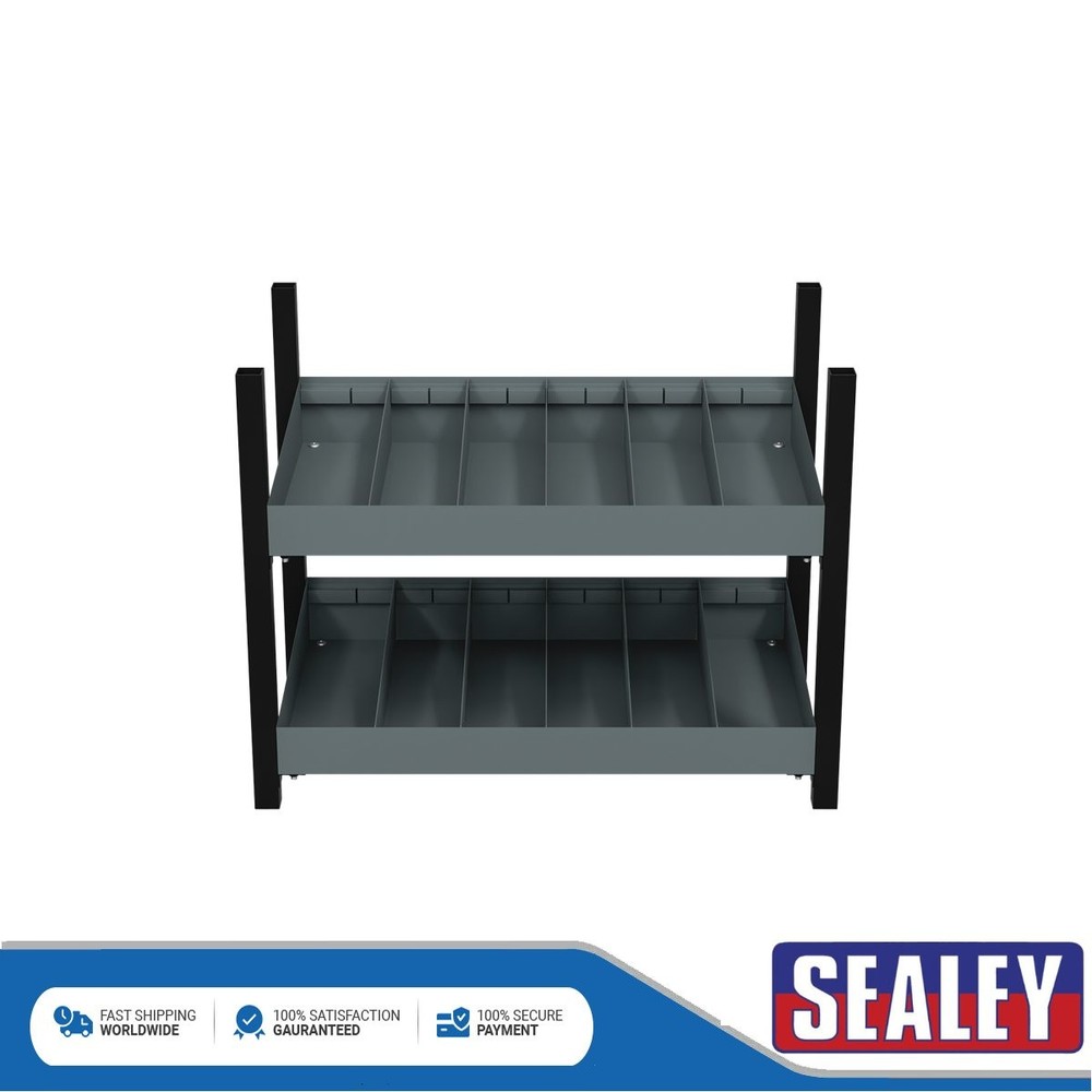 Sealey Modular Storage Mid Unit 2 Compartment Shelve 580mm APMRM4