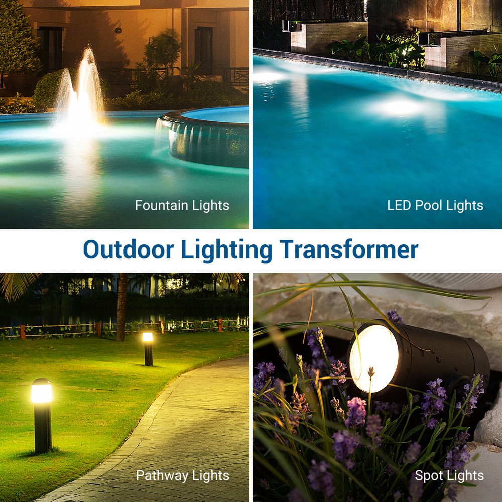 DEWENWILS 200W Pool Light Transformer for Swimming Lighting Durable & Safe