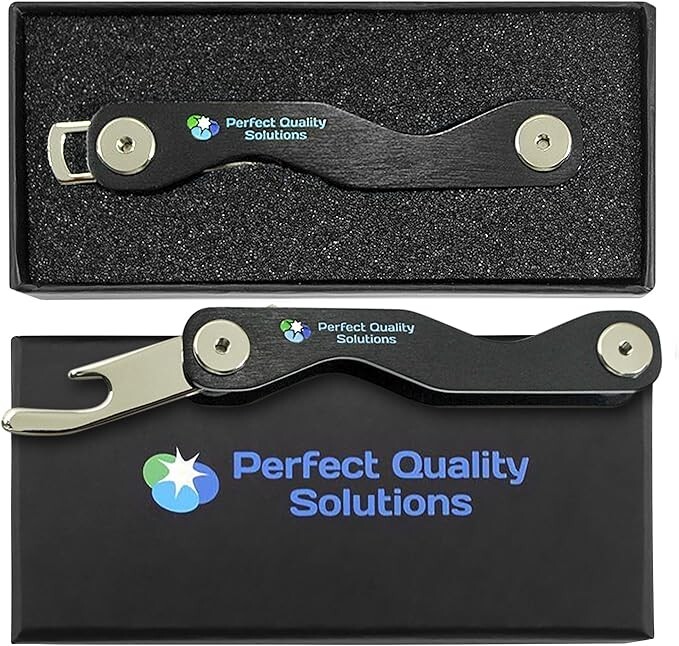 Smart Key Holder Clever Compact Key Ring Organizes Keychain- Color Teal