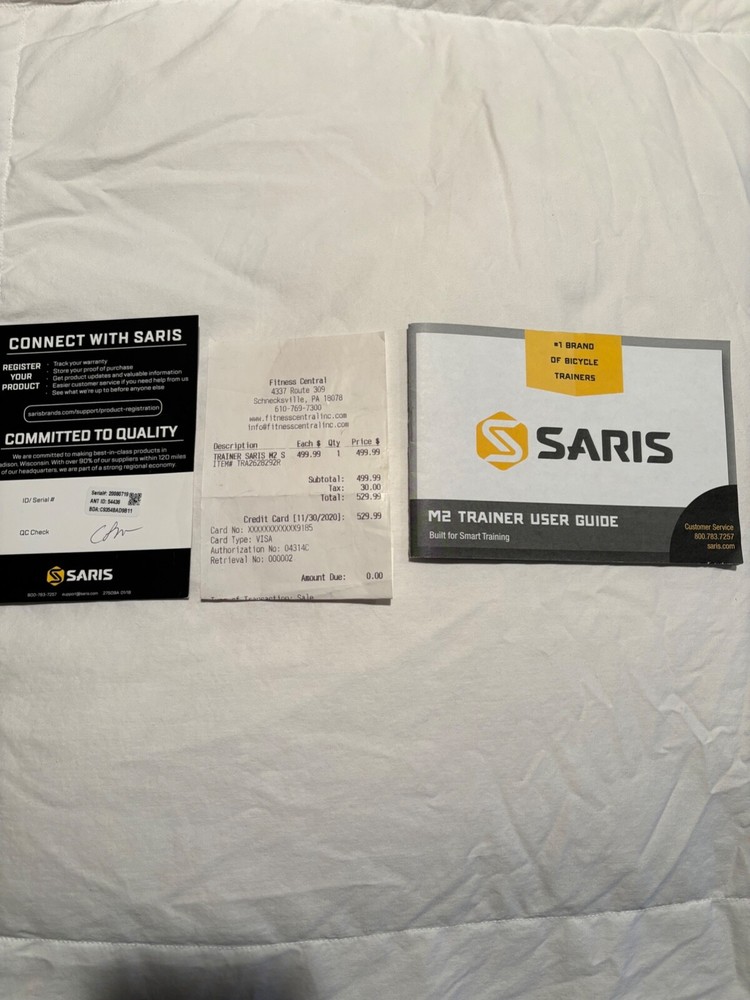 SARIS M2 smart trainer cycling