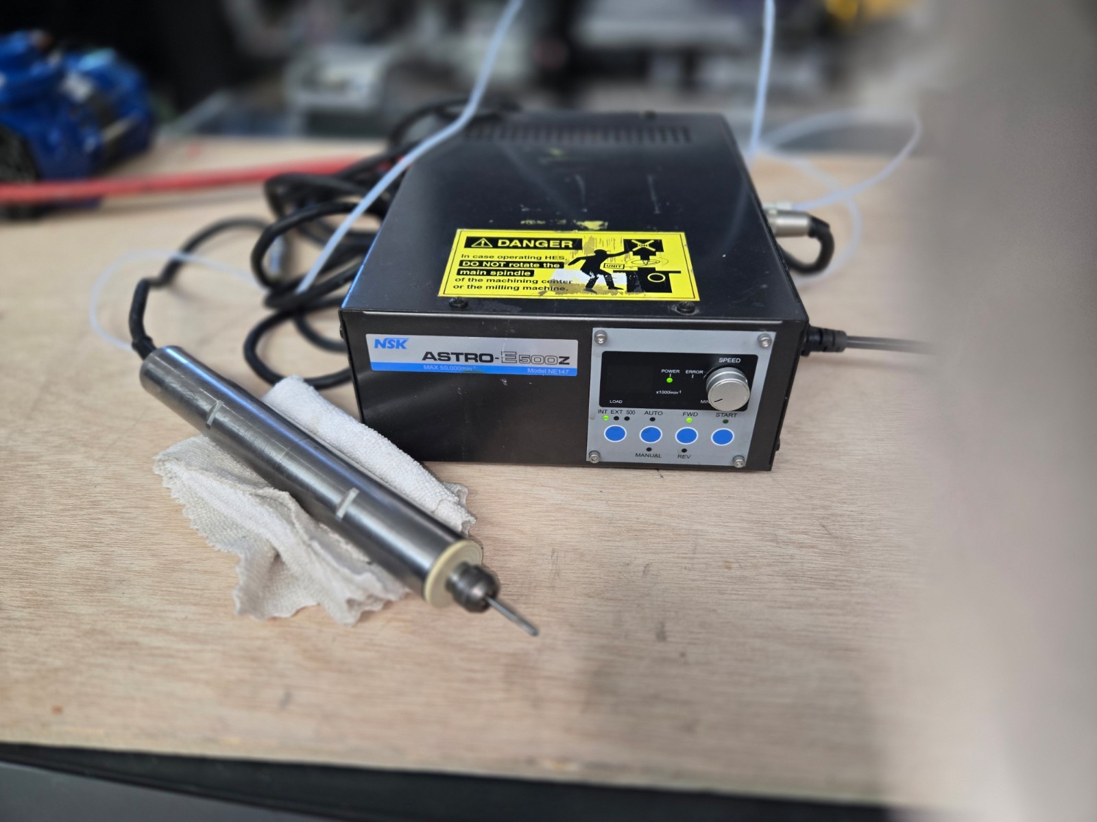 NSK spindel and controller, ASTRO E500Z, EM-505, NR-452E Watch the video