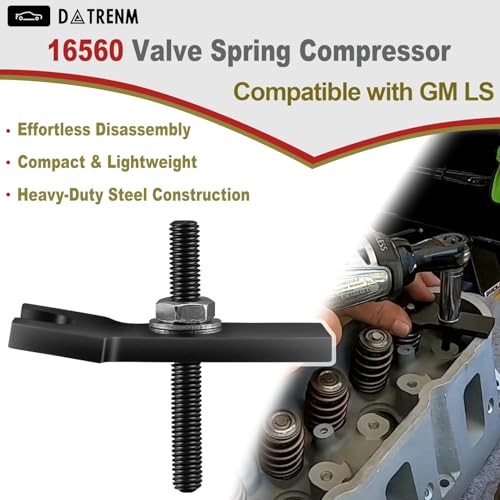 16560 Valve Spring Compressor Tool Kit for GM LS, Compatible with LS1, LS2,