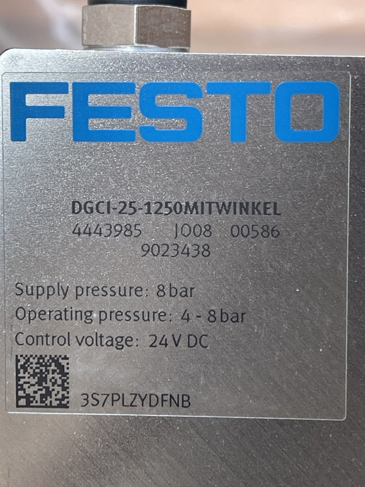 FESTO DGCI-25-1250-KF-GP-CS PNEUMATIC LINEAR DRIVE WITH DISPLACEMENT ENCODER