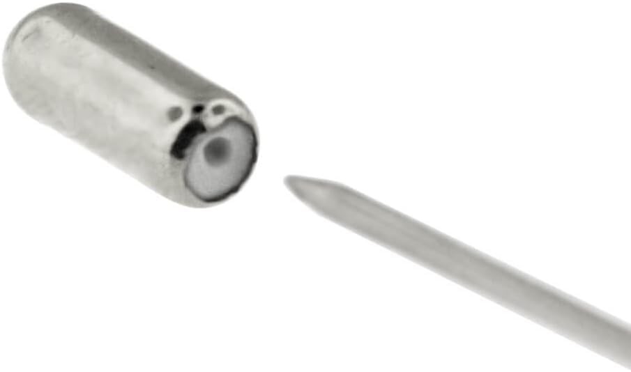 25 Pack - 's Tie Pin Backing Lapel Stick Pin End Cap - Silver