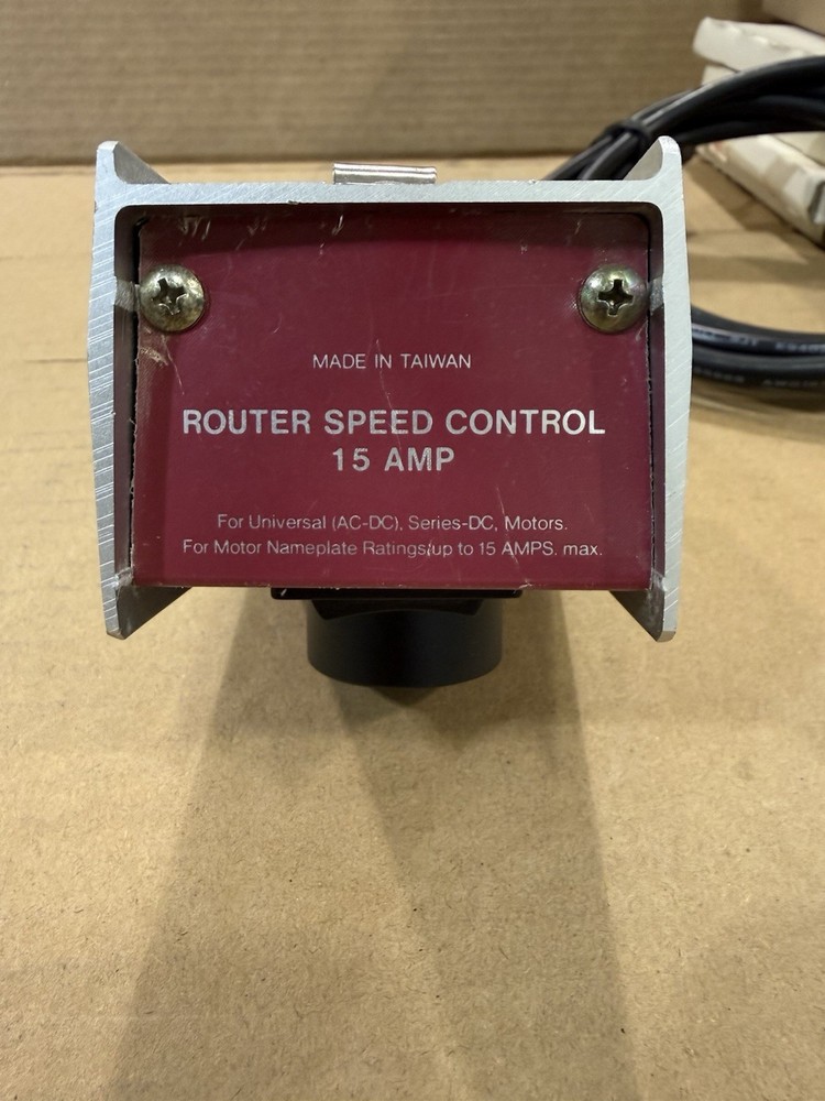 Router Speed Control ~ RSC-15 ~ 15A Variable Speed Dial ~ 120V Corded