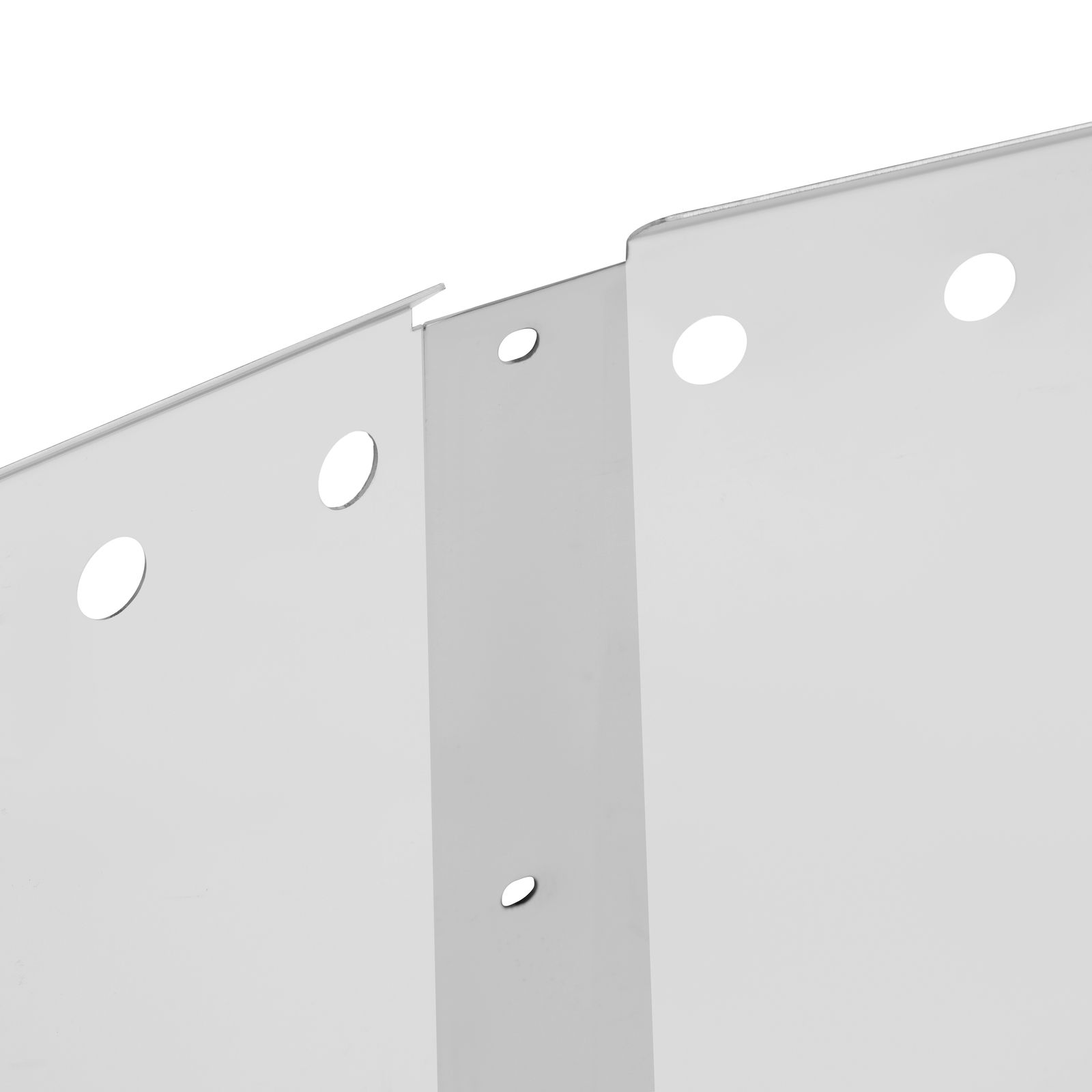 14" Bulleye Hole Straight Wicked Sun Drop Visor Fit Kenworth T680 T880 W990