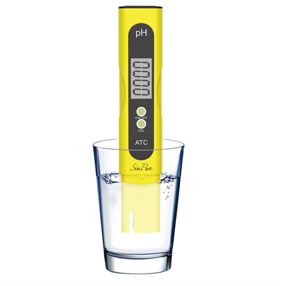 2-Pack PH Meter PH Level Test Pen Electrode Sensor Reader for Pond, Tape Water