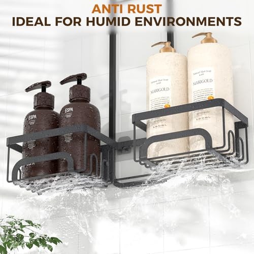 Shower Caddy Hanging for Handheld Showerheads Adjustable Split Shower Caddy,