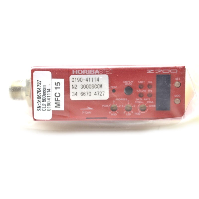 NEW Stec SEC-Z714AGX Mass Flow Controller D-Net MFC (CL2/500cc) C-Seals + Cert.