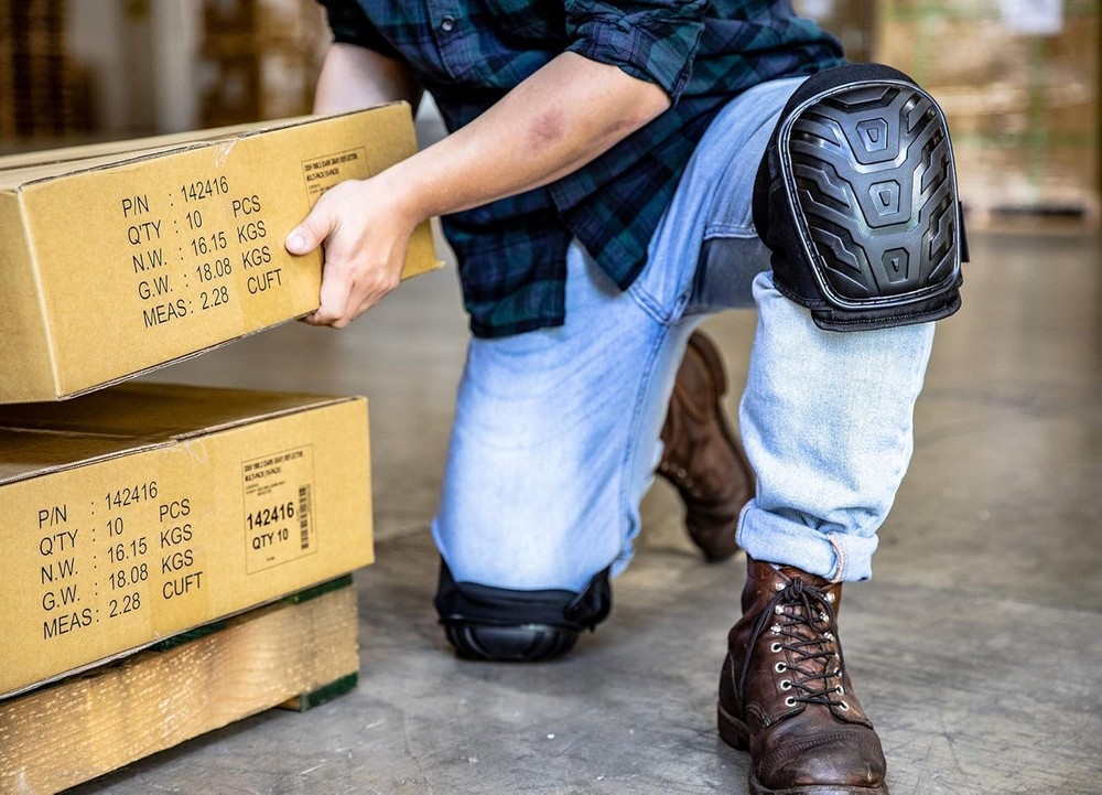 Adjustable Ergonomic Knee Pads for Construction & Gardening - Safe & Comfortable