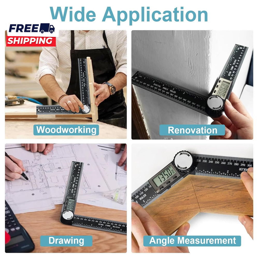 Third Generation Protractor Angle Finder Digital Angle Ruler