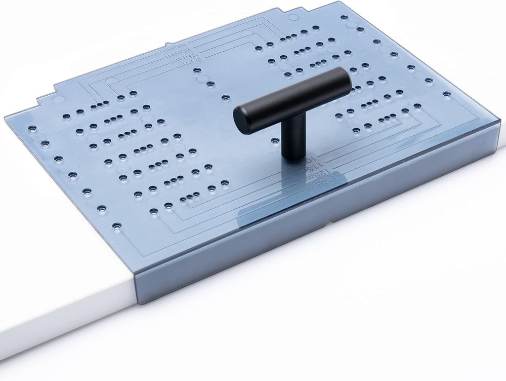 Precision Cabinet Handle Template Tool - Easy Installation for Knob Drilling