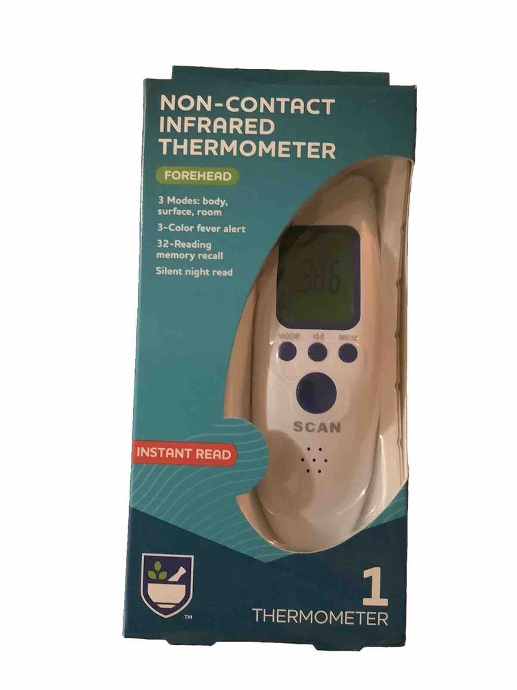 Rite Aid Non-Contact Infrared Forehead Digital Thermometer.