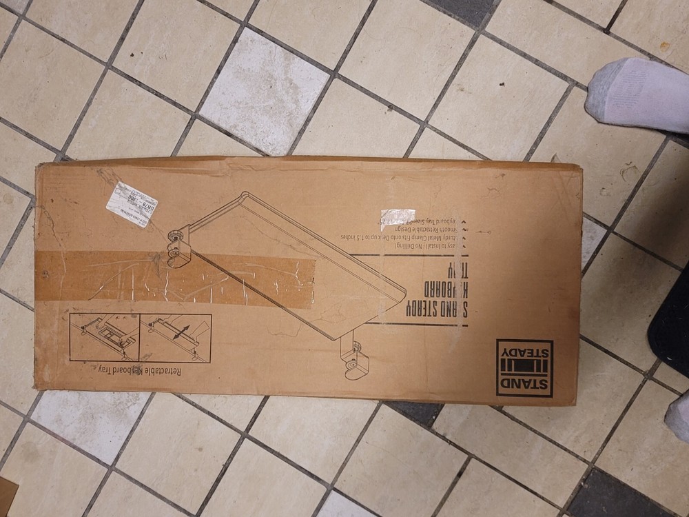 Stand Steady Keyboard Tray - Black