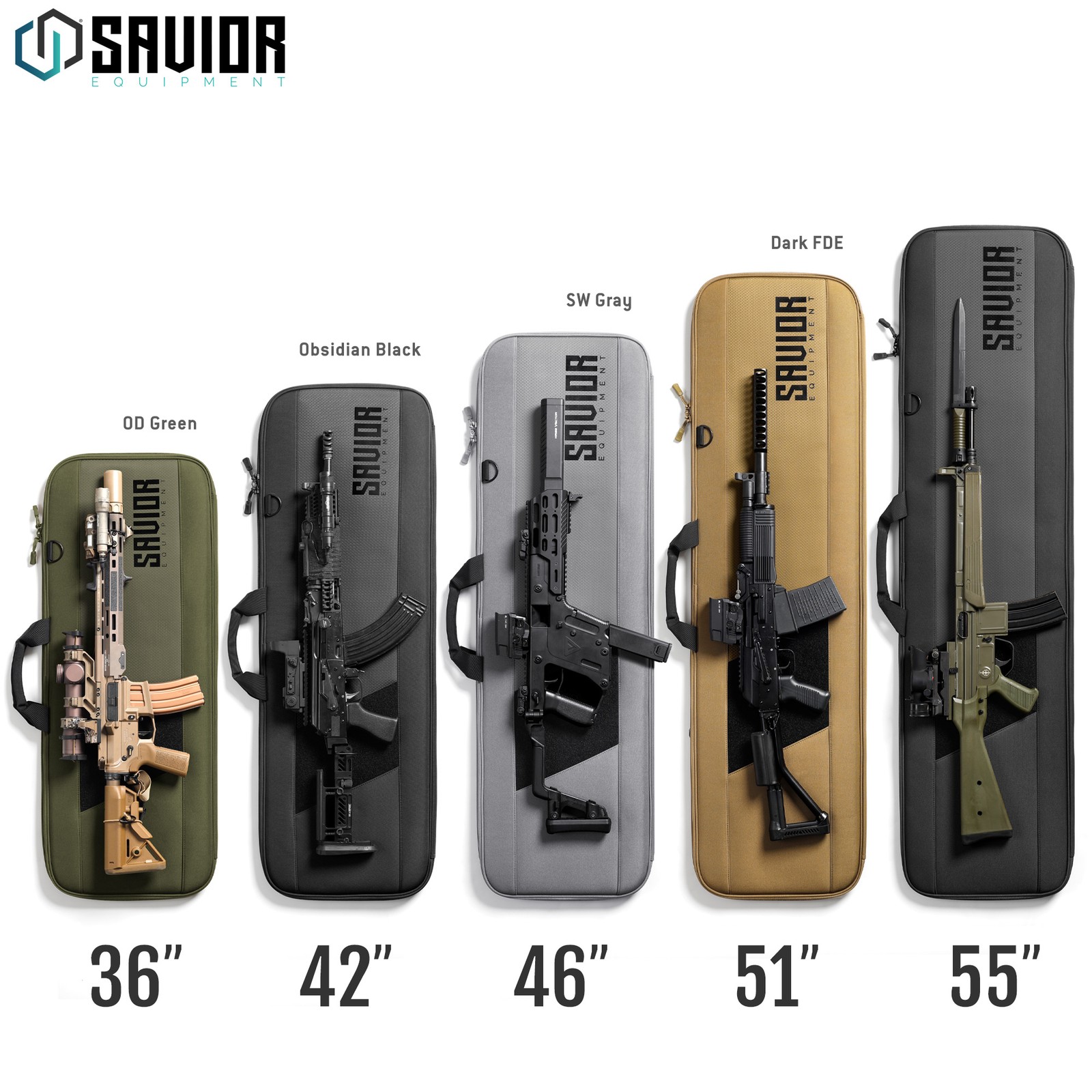 Savior Specialist Tactical Single Rifle Bag Padded Soft Case w/ Shoulder Strap